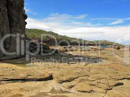 cliff and tidal platform