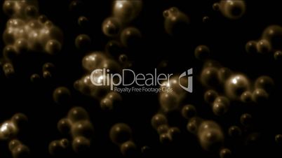 brown bubbles slowly swimming.bead,blister,boil,excite,foam,glass,