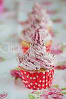 Festive cupcake
