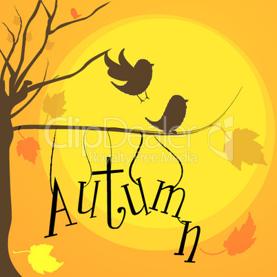 illustration of autumn