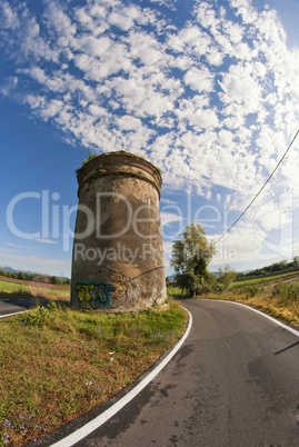 Tower in the Tuscan Countryside