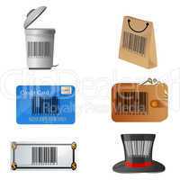 barcode on different objects