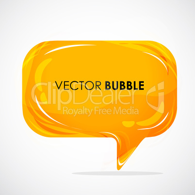 glossy speech bubble