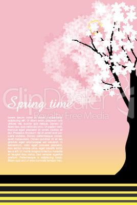 spring time card