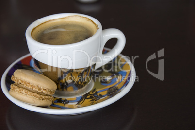 Espresso with cookie