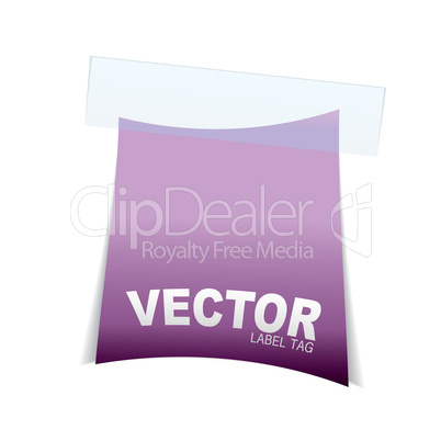 label tag icon pink curve