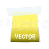 label tag icon yellow