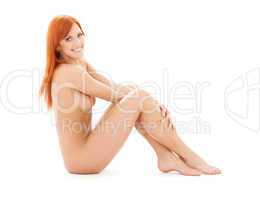 healthy naked redhead