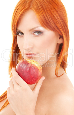 red apple