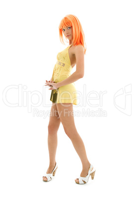 lovely girl with orange hair