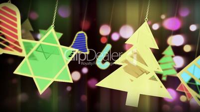 Colorful Ornaments Slinged
