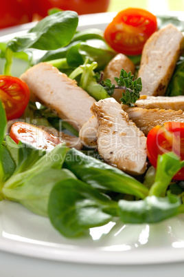 Salat mit Hähnchenbrust / salad with chicken breast