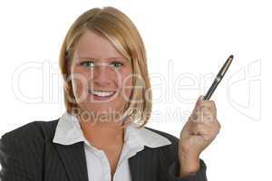 Freundliche Businessfrau