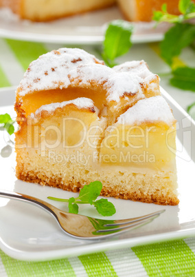 Kuchen mit Apfel / cake with apple