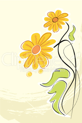 vector floral background