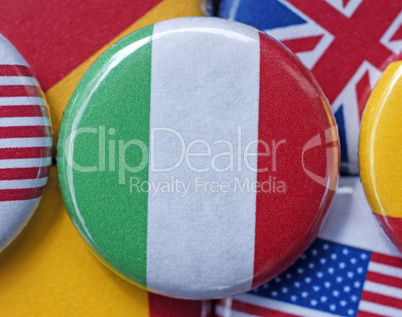 Buttons - Italy and International Business