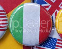 Buttons - Italy and International Business