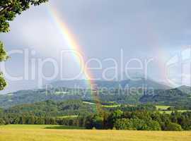 Regenbogen in der Natur - rainbow nature