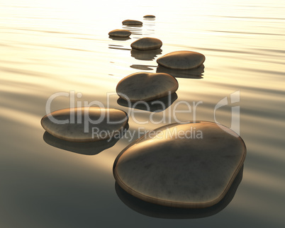 step stones