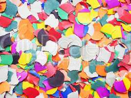 Konfetti Makro - Confetti Close-up