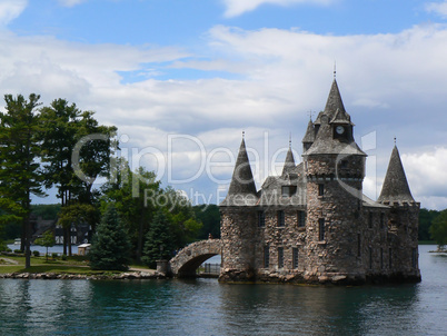 Boldt Castle on Ontario lake, Canada