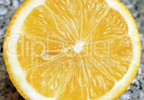 Lemon close-up - Zitrone geschnitten - Nahaufnahme