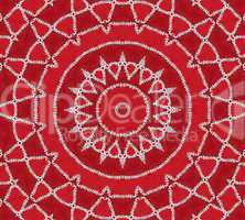 Red Inspiration Mandala