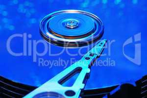 Hard Disk blue Light - Festplatte blaues Licht
