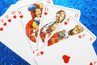 Play Cards - Kartenspiel Nahaufnahme - Herz
