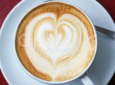 Cappuccino with Heart