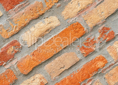 Old Brick Wall - Alte Ziegelstein Mauer