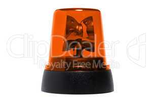 orange rotating beacon