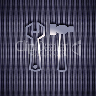 Tools icon grey