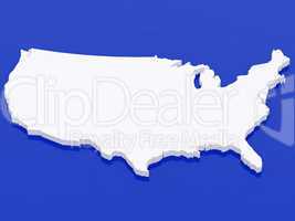 3d map USA