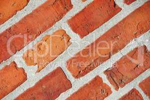 Old Brick Wall Close-up - Alte Ziegelstein Mauer