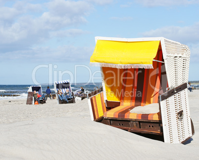 Strandkörbe am Meer - Relax Concept