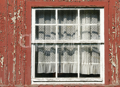 Alte Fassade mit Fenster