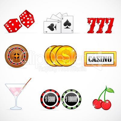 casino icons