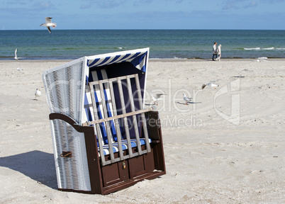 Strandkorb am Meer - Beach Chair at the Ocean