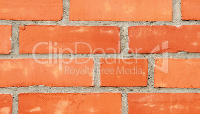 Ziegelstein Mauer orange - Brick Wall