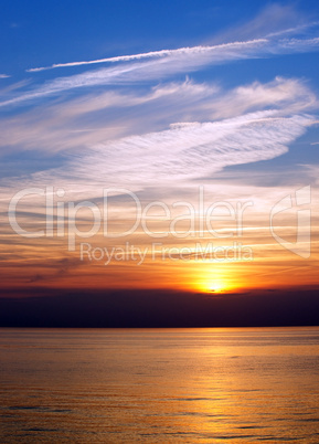 Sonnenuntergang am Meer - Sunset at the Ocean