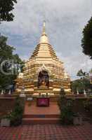 Chedi im wat Phan On Chiang Mai Thailand