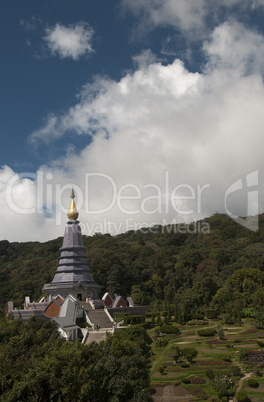 The highest temple arrangement in Thailand