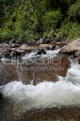 Mo Pang waterfall in Nord Thailand