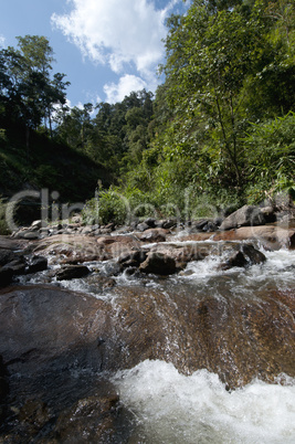 Mo Pang waterfall in Nord Thailand