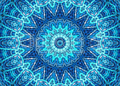 Cosmic Blue Mandala