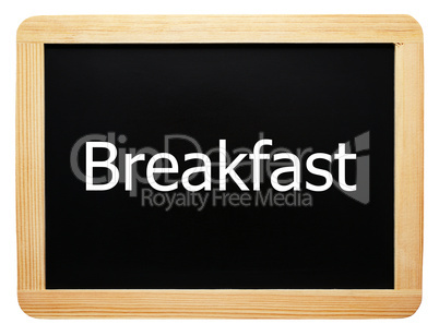 Breakfast - Concept Sign - Konzept Tafel