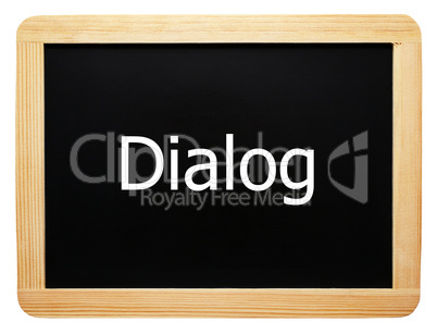 Dialog - Konzept Tafel