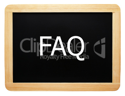 FAQ - Concept Sign - Konzept Tafel