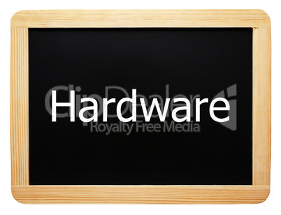 Hardware - Concept Sign - Konzept Tafel